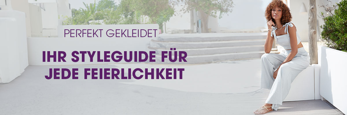 Styleguide für jede Feierlichkeit